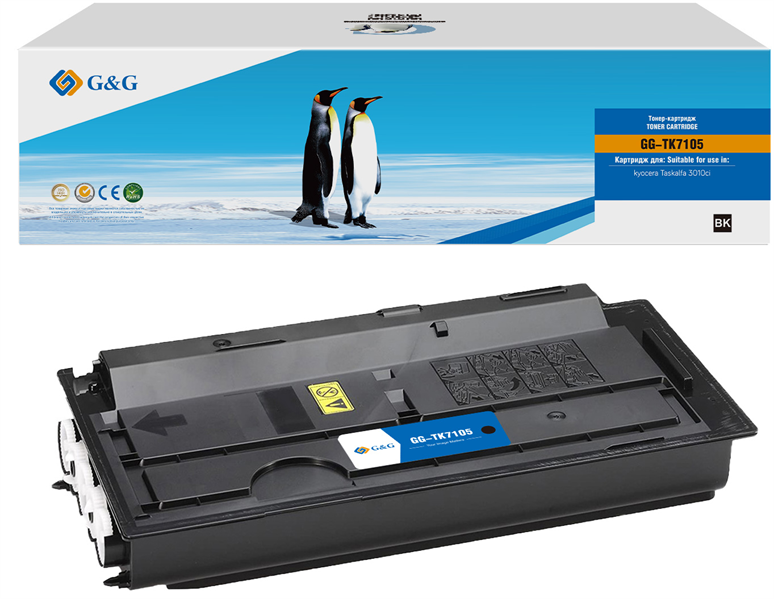 G&G toner-cartridge для Kyocera TASKalfa 3011i/3010i с чипом 20 000 стр. TK-7105  1T02P80NL0 гарантия 36 мес.распродажа остатков