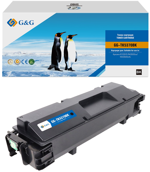 G&G GG-TK5370BK TK-5370K черный (7000стр.) для Kyocera ECOSYS PA3500cx/MA3500cifx
