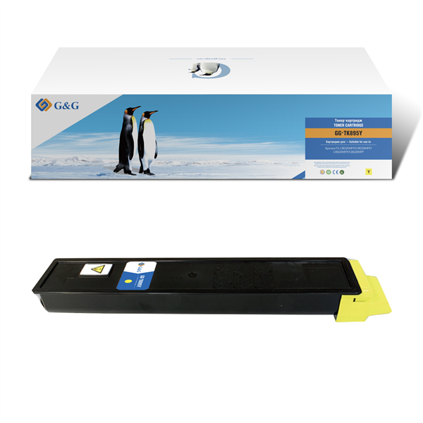G&G GG-TK895Y желтый (6000стр.) для Kyocera Mita FS C8020/C8020MFP/C8025/C8025MFP/C8520/C8520MFP/C8525/C8525MFP
