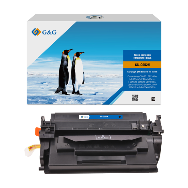 G&G GG-C052H черный (9000стр.) для Canon MF421/426/428/429/LBP 212/214/215