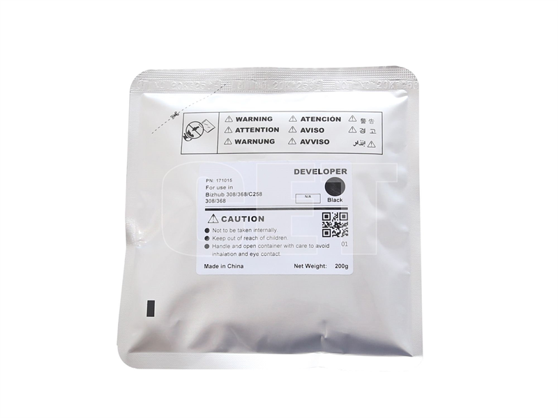 Девелопер для KONICA MINOLTA Bizhub 308/368/C258/C308/C368 (CET) Black, 200г, 600000 стр., CET171015