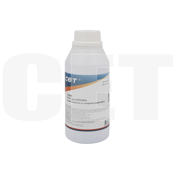 Тонер PK201 для KYOCERA ECOSYS P6030cdn/M6026cdn (CET) Cyan, 100г/бут, OSP0201C-100