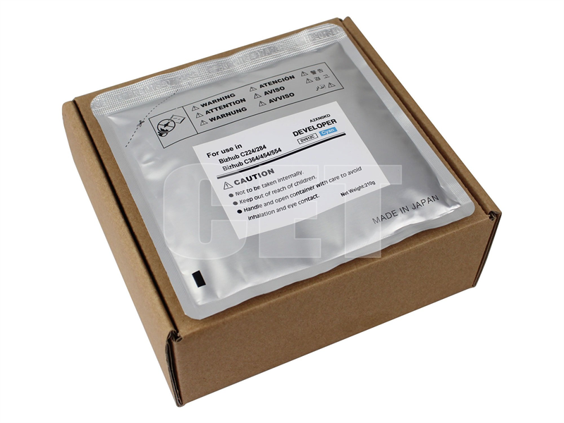 Девелопер для KONICA MINOLTA Bizhub C224/C284/C364/C454/C554 (CET) Cyan, 210г/пак, 590000 стр., CET8126