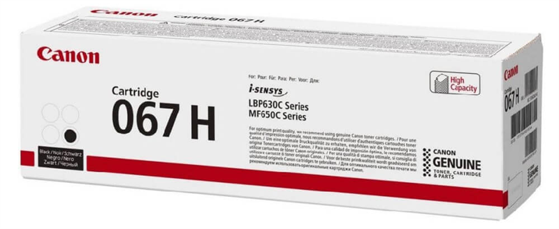 Canon 067H BK Black for Canon LBP631/633/MF651/655/657 (3130pgs.)