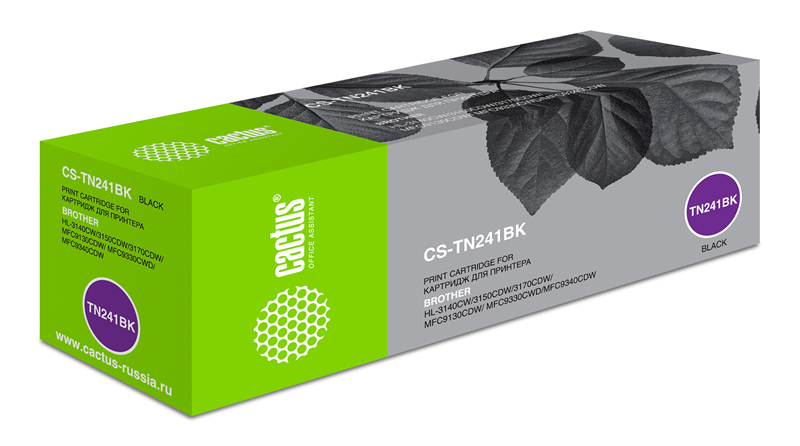 Cactus CS-TN241BK TN-241Bk черный (2500стр.) для Brother HL-3170CDW