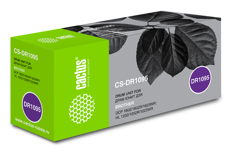 Cactus CS-DR1095 DR-1095 черный ч/б:10000стр. для DCP 1602/1602R, HL 1202/1202R Brother