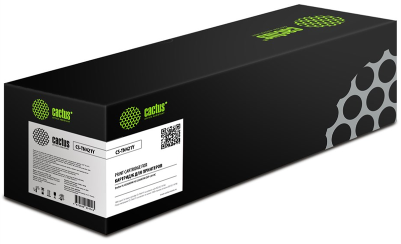 Cactus CS-TN421Y TN-421Y желтый (1800стр.) для Brother HL-L8260CDW/HL-L8360CDW/DCP-L8410CDW/MFC-L8690CDW/MFC-L8900CDW