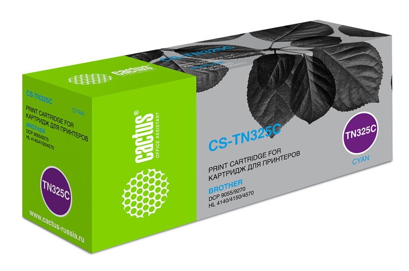 Cactus CS-TN325C TN-325C голубой (3500стр.) для Brother DCP-9055/9270/HL-4140/4150/4570