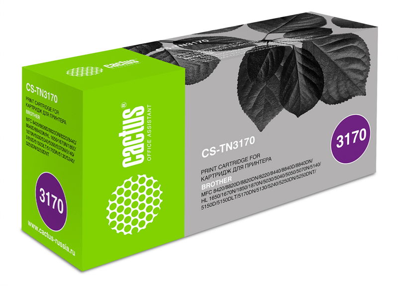 Cactus CS-TN3170 TN-3170 черный (7000стр.) для Brother HL-5240/5250DN/5250DNT/5280DW