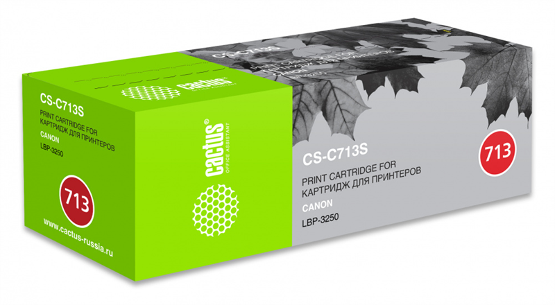 Cactus CS-C713S 713 черный (2000стр.) для Canon i-Sensys 3250