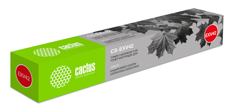Cactus CS-EXV42 C-EXV42 черный (10200стр.) для Canon IR 2202/2202N/2204 MFP/2204F MFP/2204N MFP