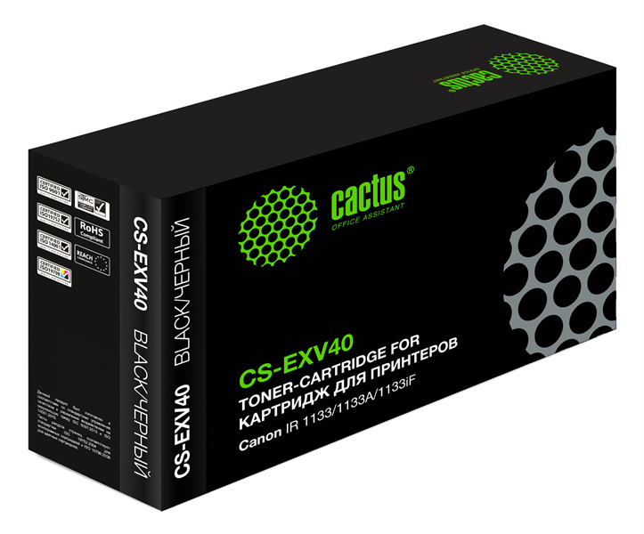 Cactus CS-EXV40 C-EXV40 черный (6000стр.) для Canon IR 1133/1133A/1133iF