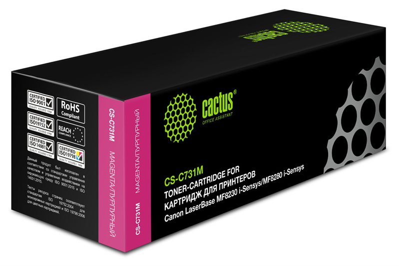 Cactus CS-C731M 731 M пурпурный (1800стр.) для Canon LB i-Sensys MF8230/MF8280