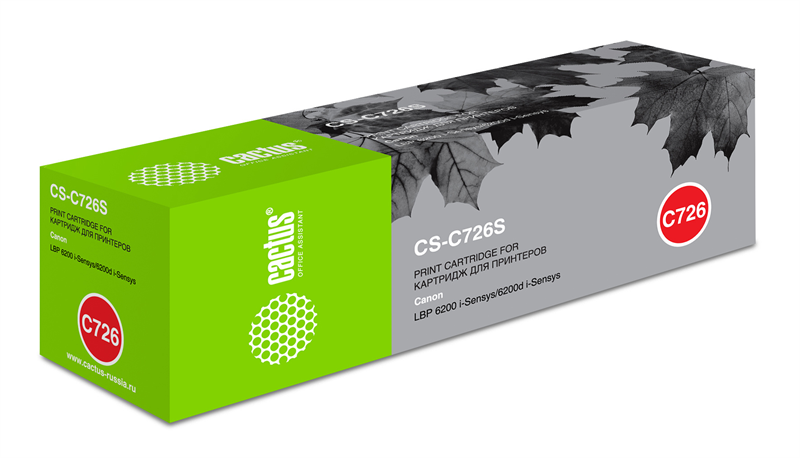 Cactus CS-C726S 726 черный (2100стр.) для Canon LBP-6200/6200D