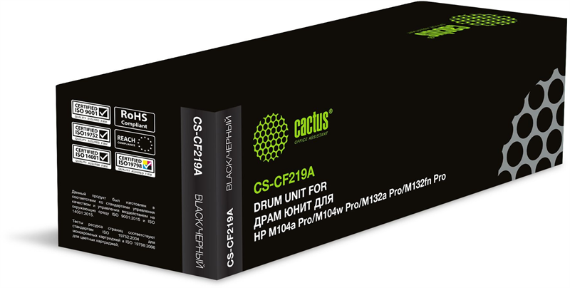 Cactus CS-CF219A CF219A черный ч/б:12000стр. для M104a Pro/M104w Pro/M132a Pro/M132fn Pro HP