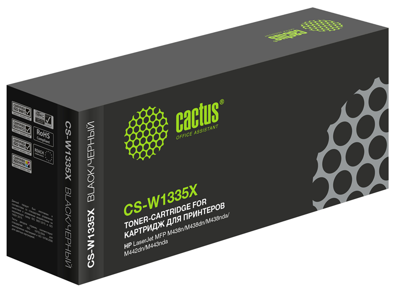 Cactus CS-W1335X W1335X черный (13700стр.) для HP LJ MFP M438n/M438dn/M438nda/M442dn/M443nda