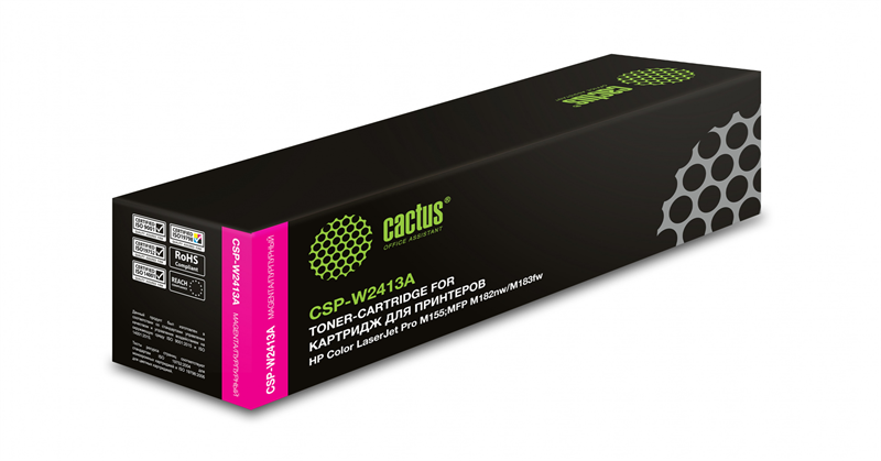 Cactus CSP-W2413A пурпурный (850стр.) для HP Color LaserJet Pro M155;MFP M182nw/M183fw