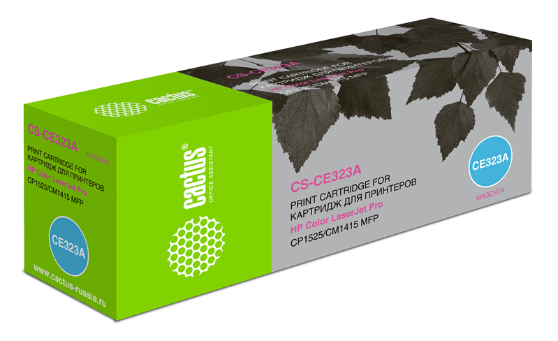 Cactus CS-CE323A CE323A пурпурный (1300стр.) для HP LJ CP1525