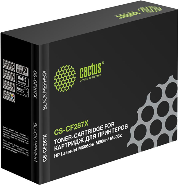 Cactus CS-CF287X CF287X черный (18000стр.) для HP LJ M506dn/ M506n/ M506x