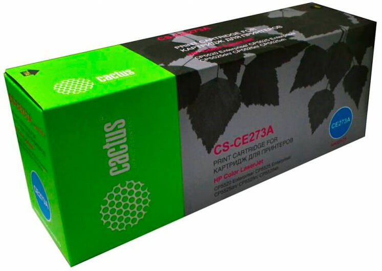 Cactus CS-CE273A CE273A пурпурный (15000стр.) для HP LJ Ent CP5525