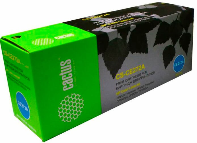 Cactus CS-CE272A CE272A желтый (15000стр.) для HP LJ Ent CP5525