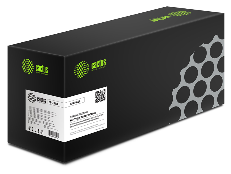 Cactus CS-CF452A CF452A желтый (10500стр.) для HP Color LJ Ent M652dn/M653dn/M681dh