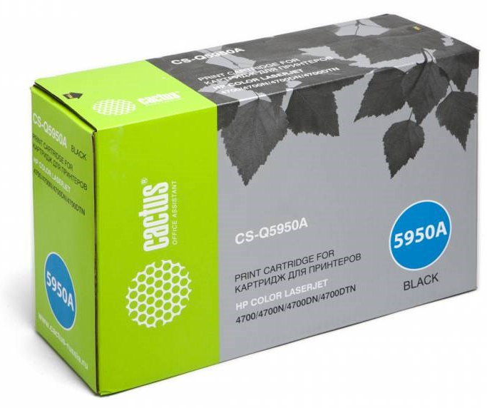 Cactus CS-Q5950A Q5950A черный (11000стр.) для HP CLJ 4700