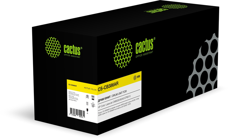 Cactus CS-CB386AR CB386A желтый цв:35000стр. для CLJ CM6030/6040/6015 HP
