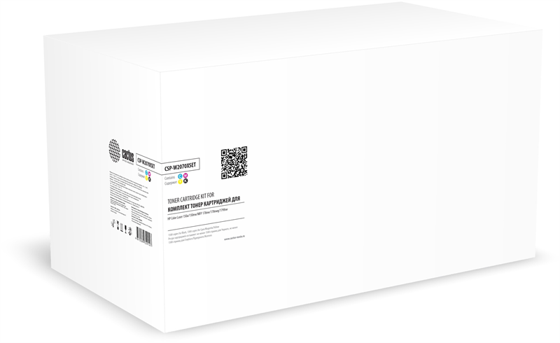 Cactus CSP-W2070XSET 117X черный/пурпурный/желтый/голубой набор 4шт.упак. для HP Color Laser 150a/150nw/MFP 178nw/178nwg/179fnw