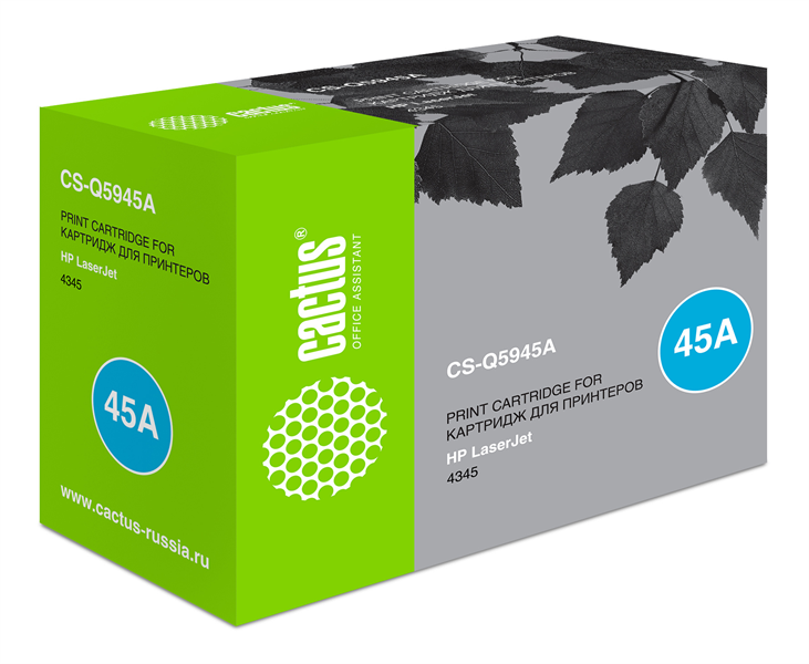 Cactus CS-Q5945A Q5945A черный (18000стр.) для HP LJ 4345/4349
