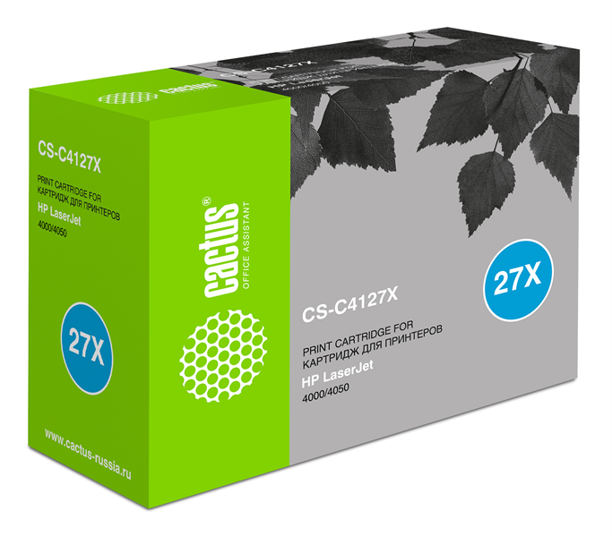 Cactus CS-C4127X C4127X черный (10000стр.) для HP LJ 4000/4050