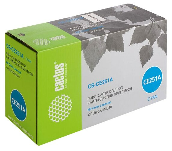 Cactus CS-CE251A CE251A голубой (7000стр.) для HP CLJ CP3525/CM3530