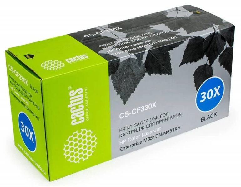 Cactus CS-CF330X CF330X черный (20500стр.) для HP CLJ M651dn/M651n/M651xh