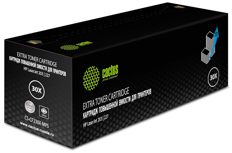 Cactus CS-CF230X-MPS CF230XX черный (5000стр.) для HP LJ 203/227