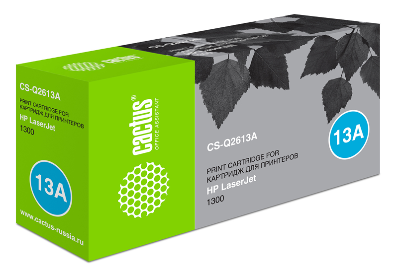 Cactus CS-Q2613A Q2613A черный (2500стр.) для HP LJ 1300
