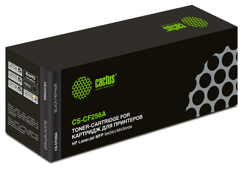 Cactus CS-CF256A CF256A черный (7400стр.) для HP LJ MFP M436n/M436nda