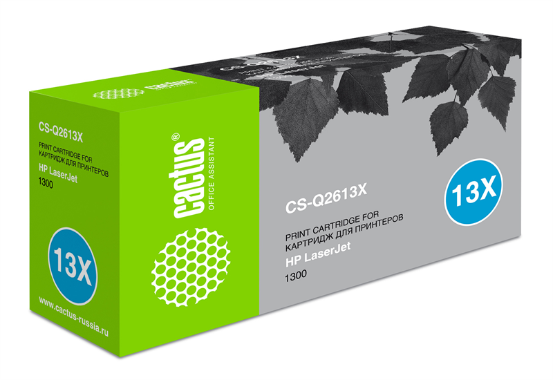 Cactus CS-Q2613X Q2613X черный (4000стр.) для HP LJ 1300/1300N