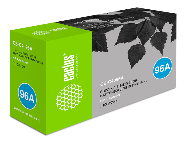 Cactus CS-C4096A C4096A черный (5000стр.) для HP LJ 2100/2200