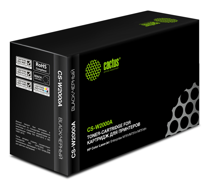 Cactus CS-W2000A W2000A черный (7000стр.) для HP CLJ Ent M751