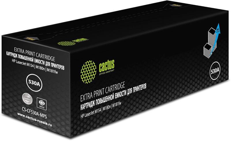 Cactus CS-CF530A-MPS CF530X черный (3300стр.) для HP CLJ Pro M154a/M154nw/MFP M180n/M180nw/M181fw
