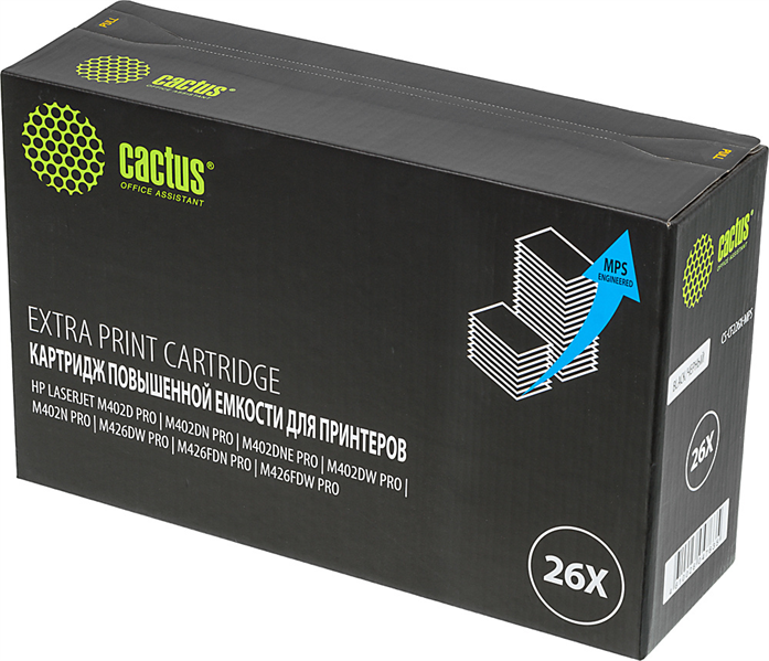 Cactus CS-CF226X-MPS CF226XX черный (12000стр.) для HP LJ M402d/M402n/M426dw/M426fdn/M426fdw