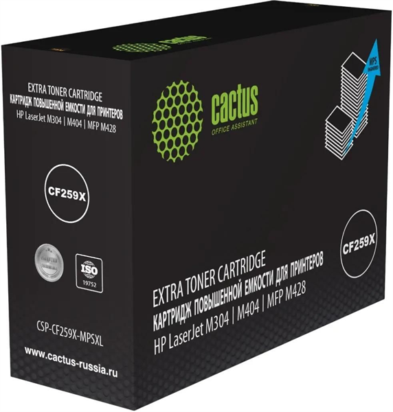 Cactus CSP-CF259X-MPSXL CF259X черный (20000стр.) для HP LJ M304/M404/MFP M428