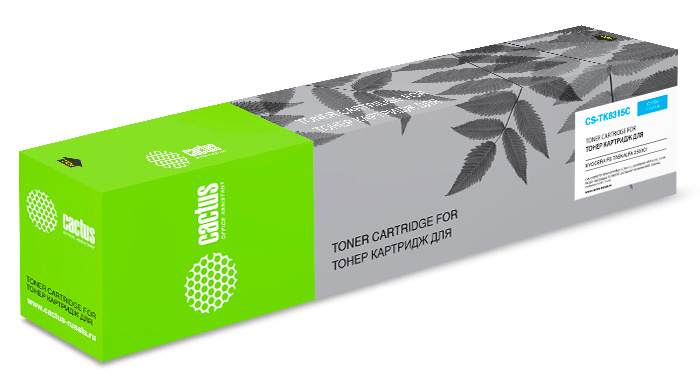 Cactus CS-TK8315C TK-8315C голубой (6000стр.) для Kyocera FS-Taskalfa-2550CI
