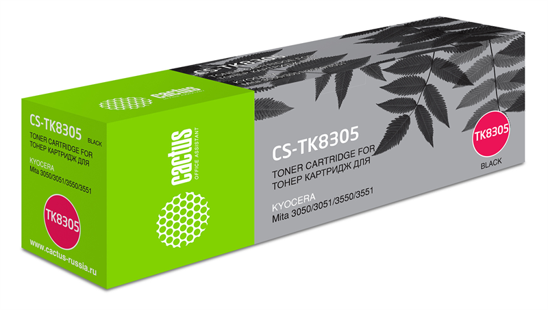 Cactus CS-TK8305 TK-8305 черный (25000стр.) для Kyocera Mita 3050/3051/3550/3551