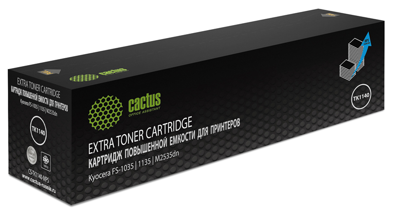 Cactus CS-TK1140-MPS TK-1140X черный (14400стр.) для Kyocera FS-1035/1135/M2535dn