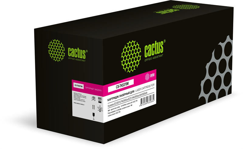 Cactus CS-TK5370M TK-5370M пурпурный (5000стр.) для Kyocera ECOSYS PA3500cx/ECO MA3500cix/MA3500cifx