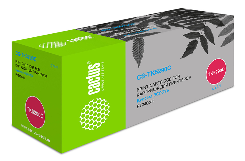 Cactus CS-TK5290C TK-5290C голубой (13000стр.) для Kyocera Ecosys P7240cdn