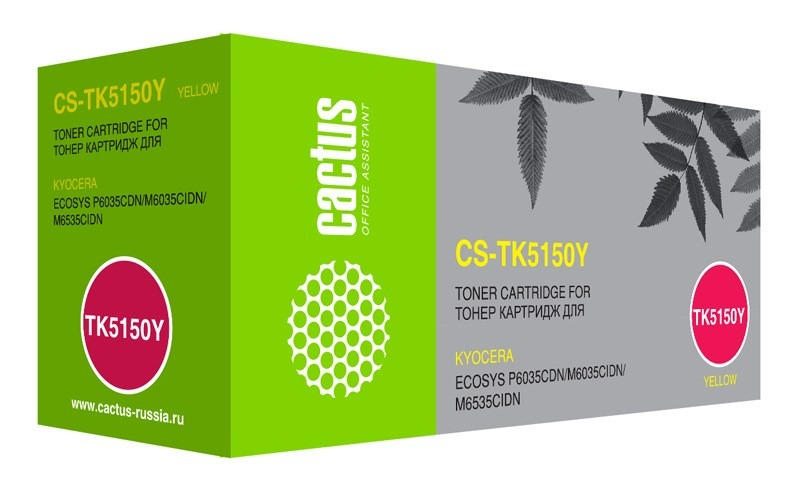 Cactus CS-TK5150Y TK-5150Y желтый (10000стр.) для Kyocera Ecosys M6035cidn/ P6035cdn