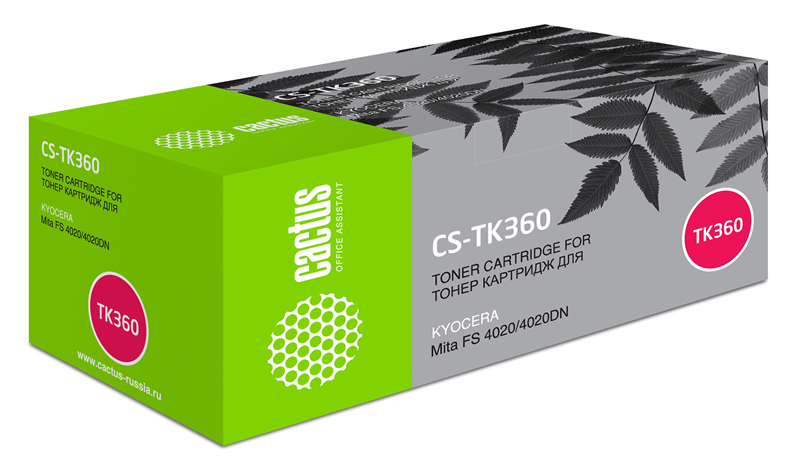 Cactus CS-TK360 TK-360 черный (20000стр.) для Kyocera Mita FS 4020/4020DN