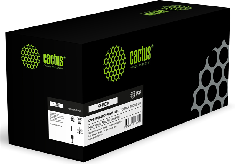Cactus CS-IM600 418478 черный (25500стр.) для Ricoh type IM 600/550/P800/P801